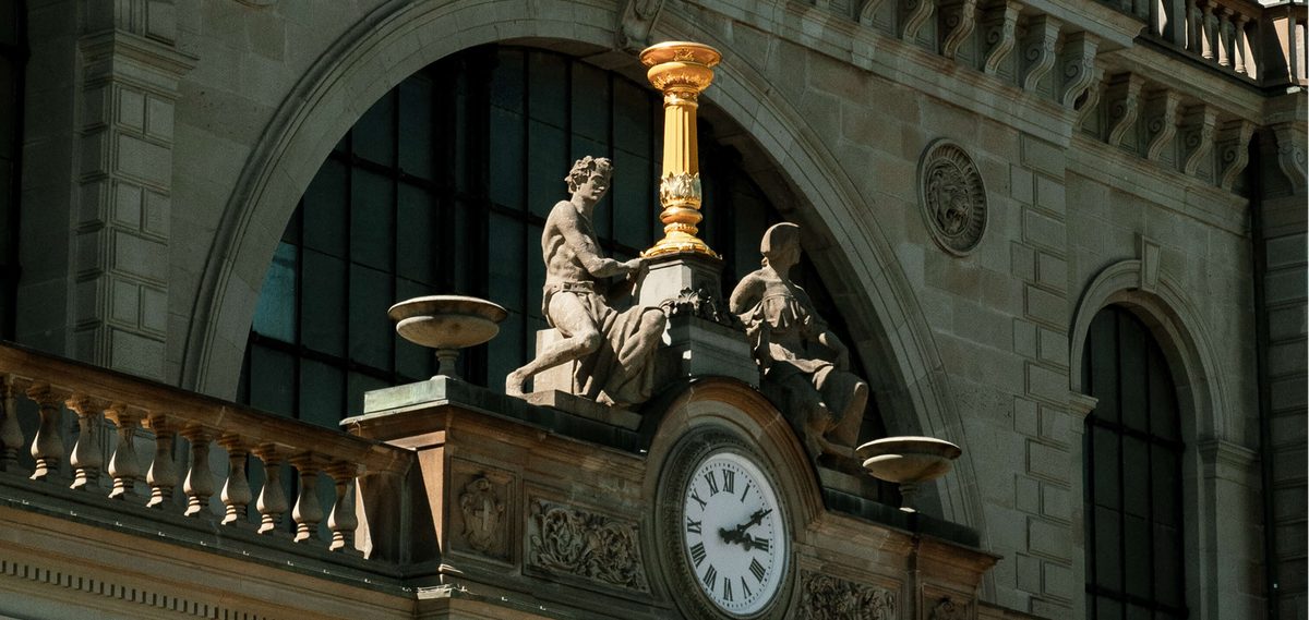 Zürich Hauptbahnhof clock